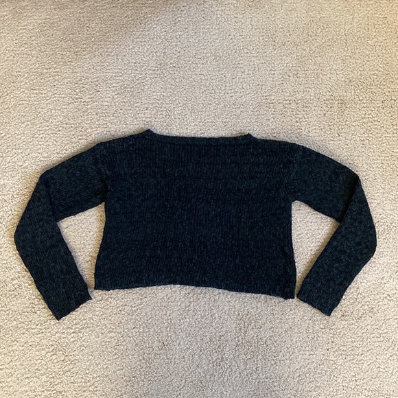 Brandy Meville Cropped Knitted Sweater - Picture 2 of 3